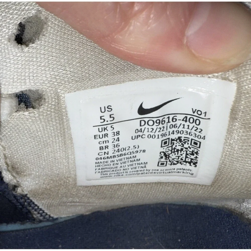 Nike Kyrie Men's Size 5.5 Infinity TB Midnight Navy/White ‎ DO9616-400